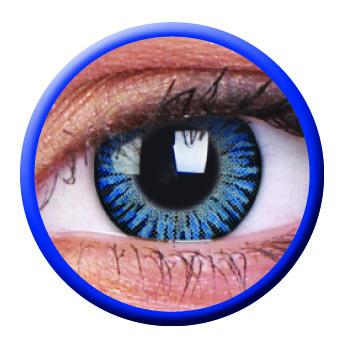 3 Tones Blue Contacts